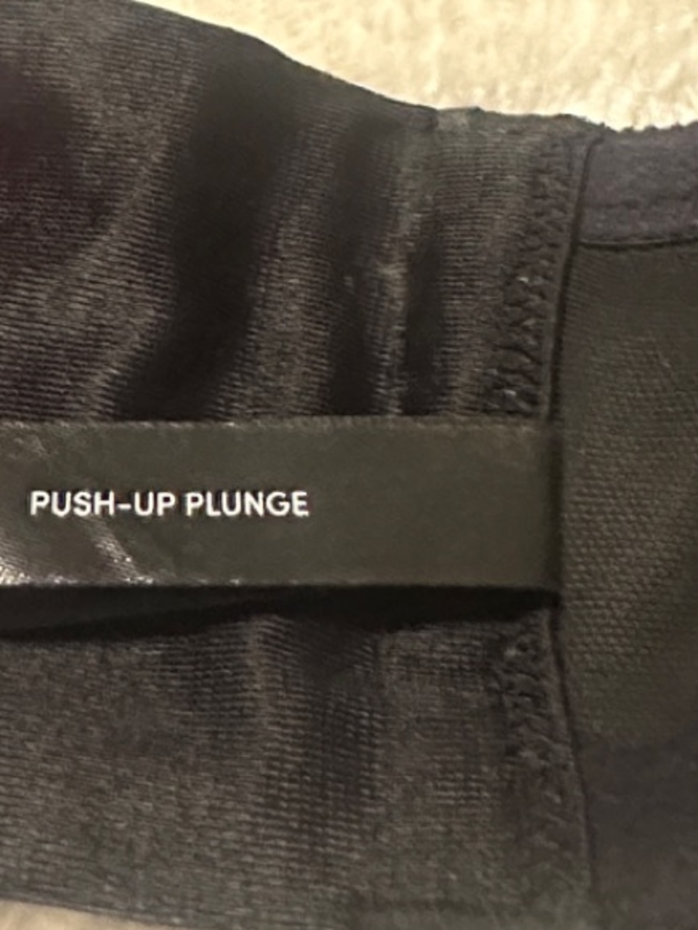 Torrid Black Lace XO Push Up Plunge Bra with Floral Overlay - Picture 11 of 14
